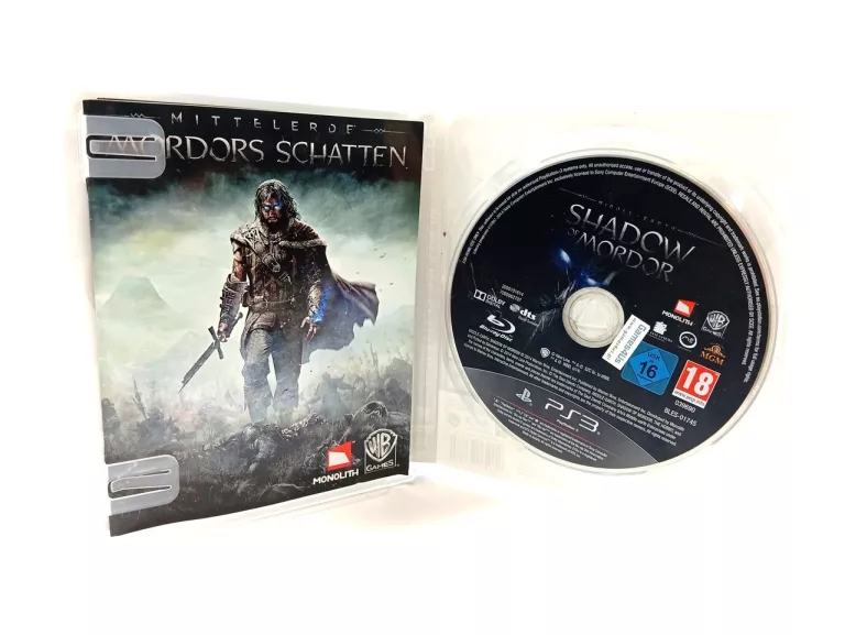 MIDDLE-EARTH: SHADOW OF MORDOR SONY PLAYSTATION 3 (PS3)