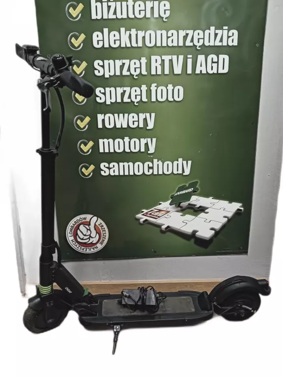 HULAJNOGA ELEKTRYCZNA DGM ES-13 + ŁADOWARKA OPIS!!!