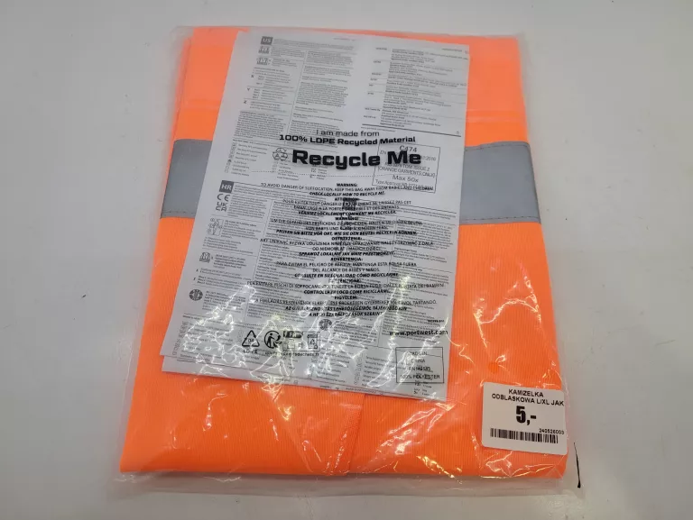 KAMIZELKA ODBLASKOWA L/XL JAK NOWA