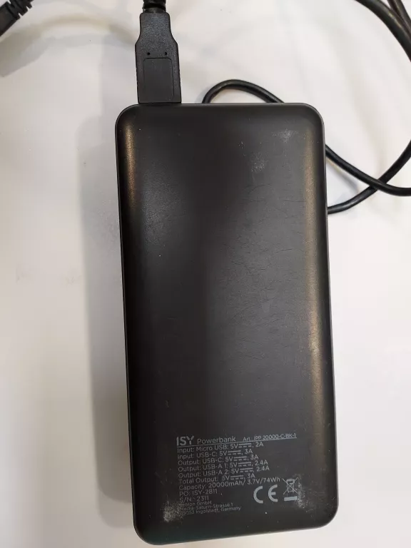 POWERBANK ISY IPP 20000
