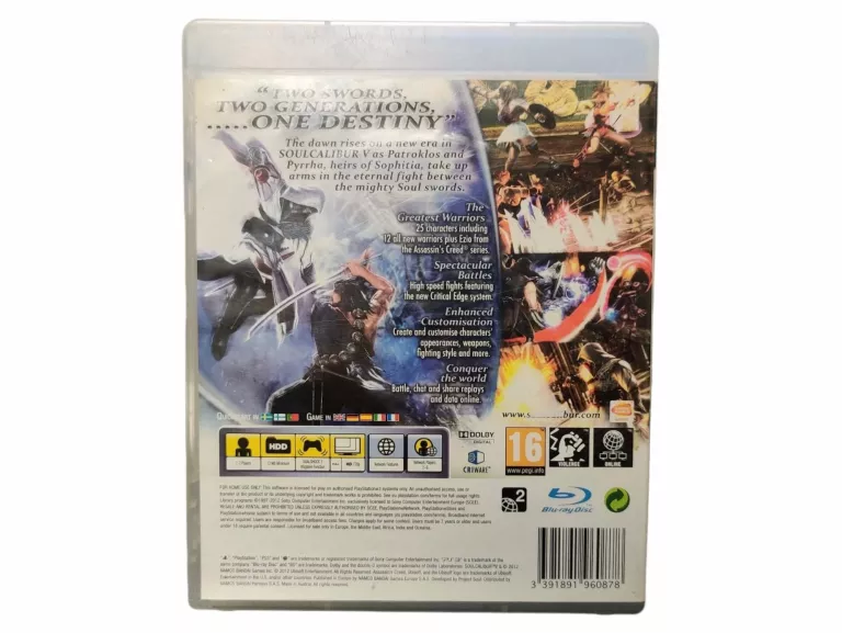 GRA NA PS3 SOUL CALIBUR V