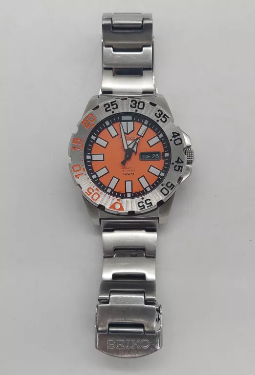 ZEGAREK SEIKO 5 SPORTS DIVER ORANGE BABY MONSTER