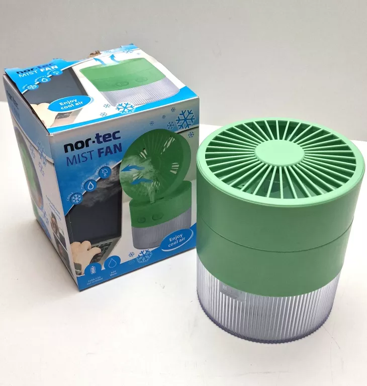 MINI WENTYLATOR Z BRYZĄ WODNĄ NOR-TEC MIST FAN