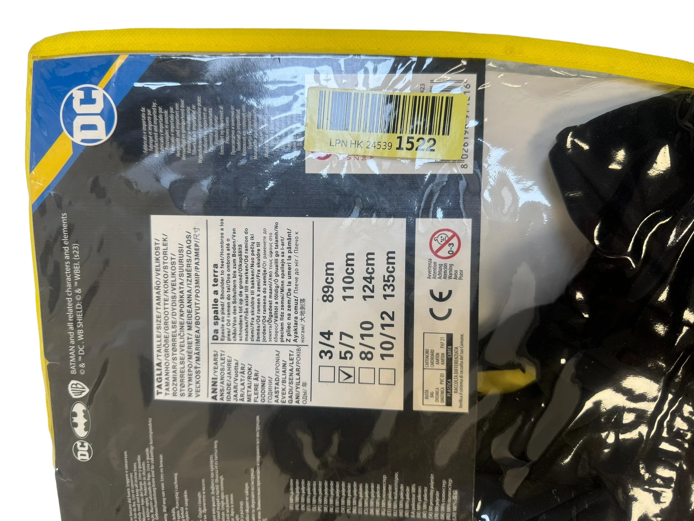 batman-stroj-karnawalowy-5-7-lat-stan-11323-2