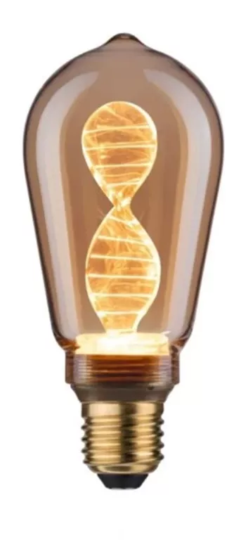 PAULMANN ŻARÓWKA INNER GLOW HELIX ST64 LED E27 3,5W 1800K - ZŁOTY