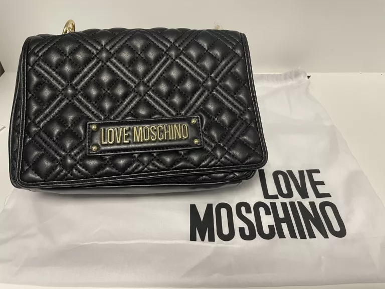 CZARNA TOREBKA DAMSKA LISTONOSZKA LOVE MOSCHINO JC4062PP1HLA0000