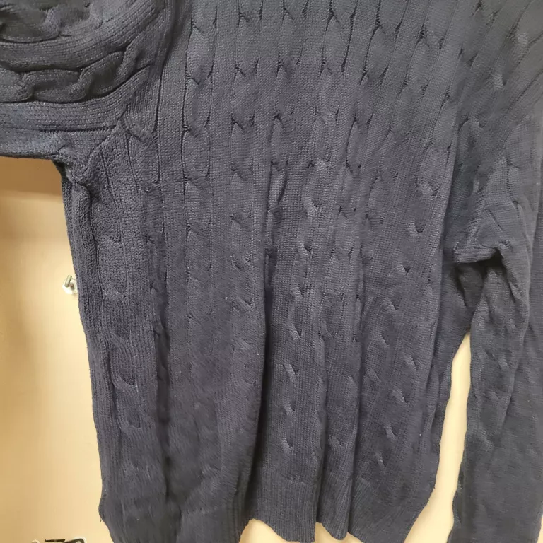 SWETER POLO RALF LAUREN GRANATOWY XL