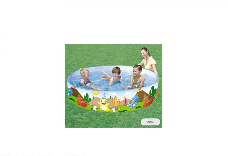 BASEN OGRODOWY DLA DZIECI DINOZAUR 183 X 38 CM BESTWAY 55022