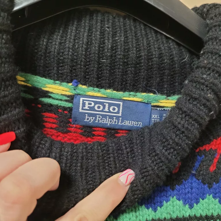 SWETER ŚWIĄTECZNY POLO RALPH LAUREN ROZMIAR XXL