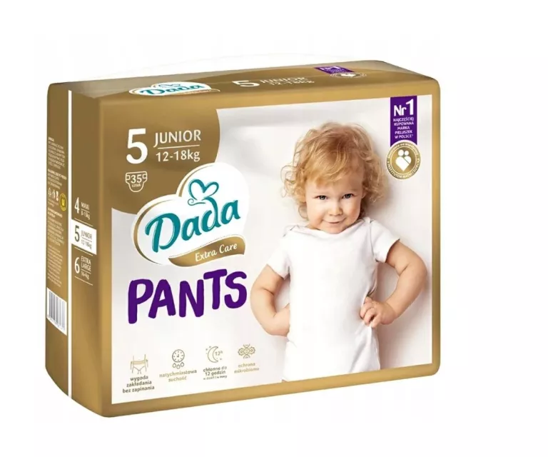 PIELUCHOMAJTKI DADA PANTS EXTRA CARE ROZMIAR 5 35 SZT.