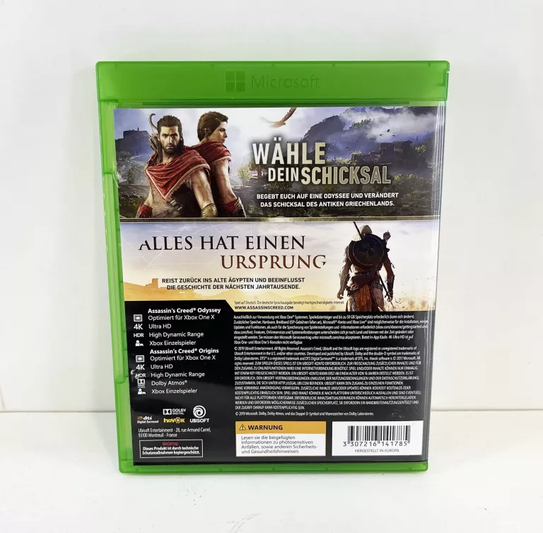 GRA XBOX ONE -ASSASSINS CREED ODYSSEY + ORIGINS DOPPELPACK
