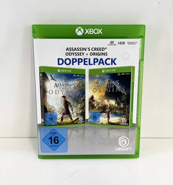 GRA XBOX ONE -ASSASSINS CREED ODYSSEY + ORIGINS DOPPELPACK