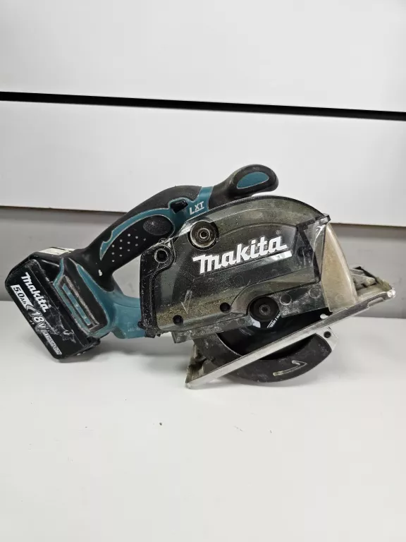 PRZECINARKA TARCZOWA DO METALU MAKITA DCS552 + AKU 18 V 5,0 AH