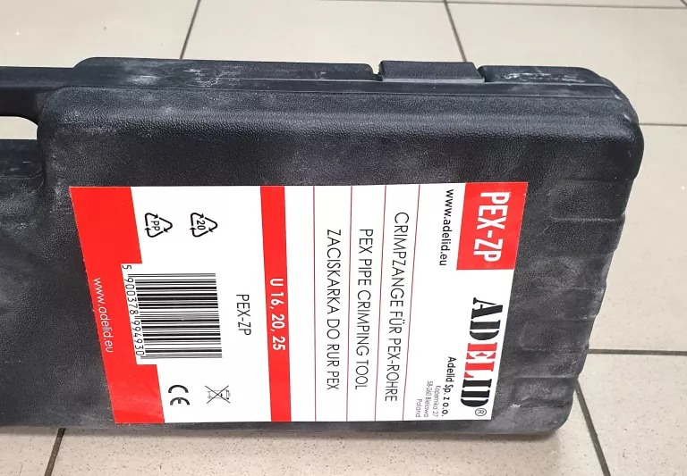 ZACISKARKA DO RUR ADELID CĘGI PRASA PEX-AL-PEX U WALIZKA