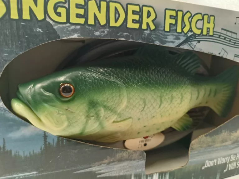 GRAJĄCA ŚPIEWAJĄCA RYBA - SINGENDER FISCH KOMPLET