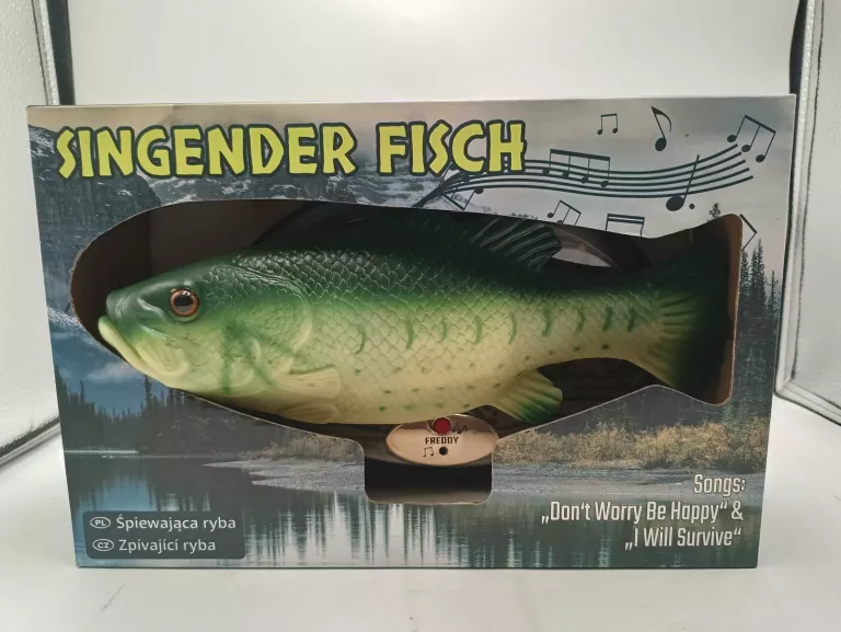 GRAJĄCA ŚPIEWAJĄCA RYBA - SINGENDER FISCH KOMPLET