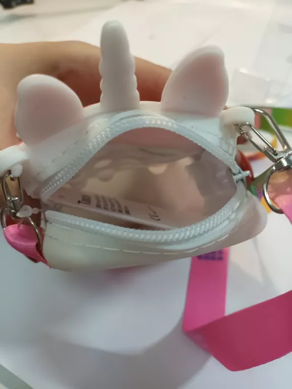 TOREBKA POP IT JEDNOROŻEC SASZETKA SENSORYCZNA MIX KOLORÓW