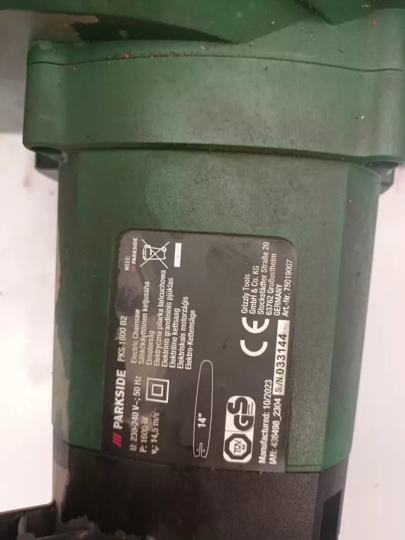 PIŁA ŁAŃCUCHOWA PARKSIDE PKS 1600 B2