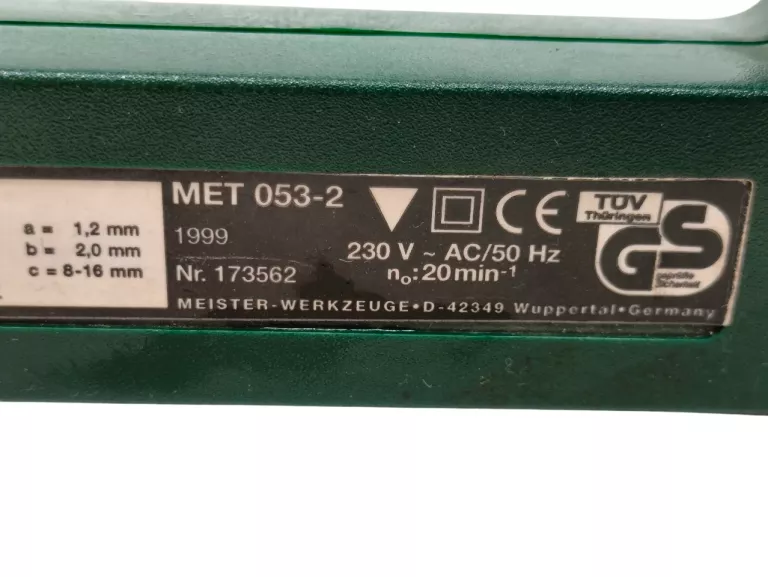 ZSZYWACZ ELEKTRYCZNY MEISTER CRAFT MET 053-2