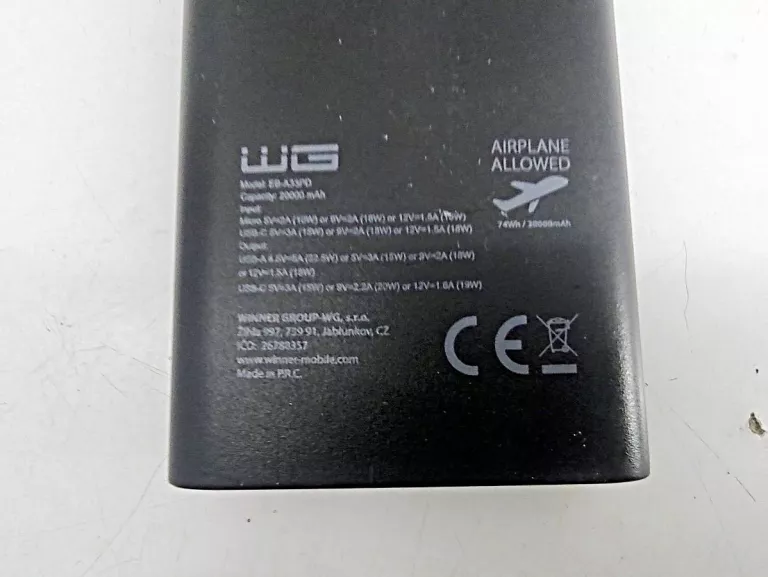 POWERBANK WINNER GROUP 20000MAH PD 20W