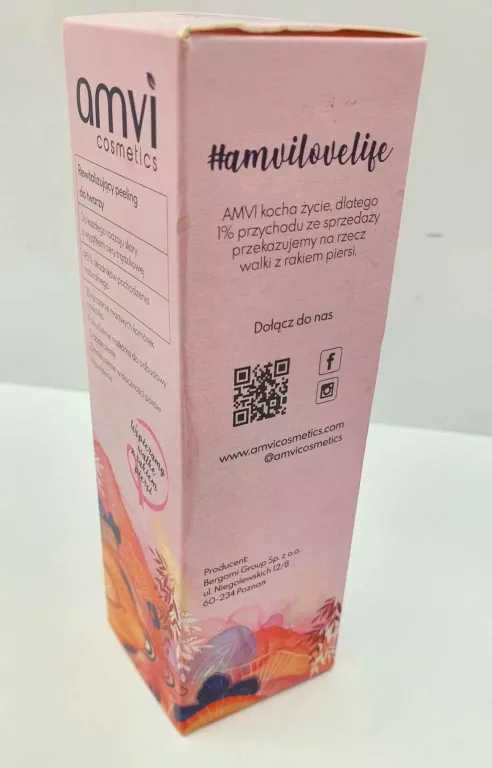 AMVI COSMETICS REWITALIZUJĄCY PEELING DO TWARZY 60 ML