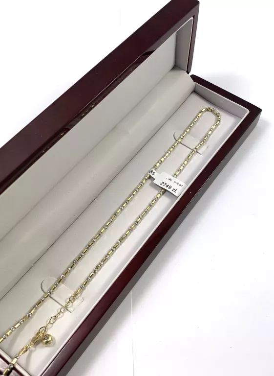 ZŁOTY ŁAŃCUSZEK 8,83G 585 45CM