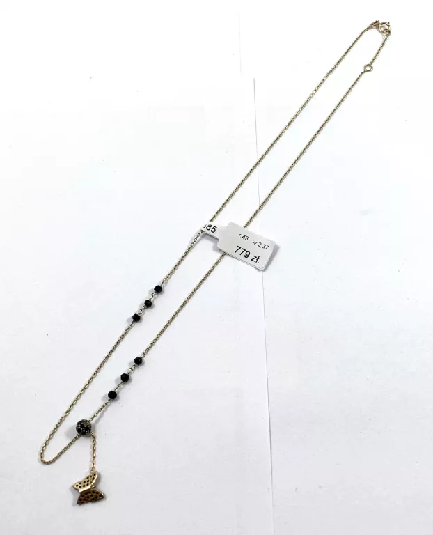 ZŁOTY ŁAŃCUSZEK 2,37G 585 43CM