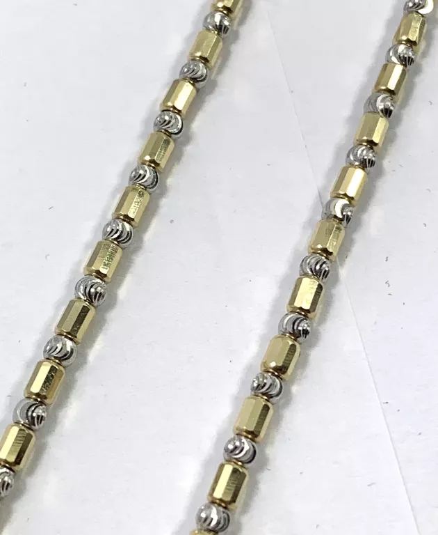 ZŁOTY ŁAŃCUSZEK 8,83G 585 45CM