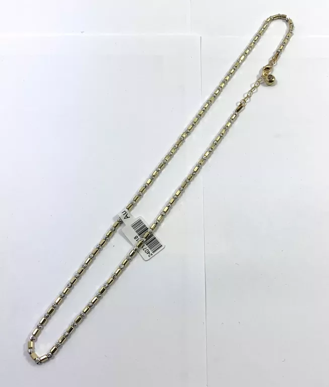 ZŁOTY ŁAŃCUSZEK 8,83G 585 45CM