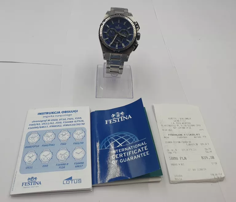 ZEGAREK FESTINA F16968 GWARANCJA