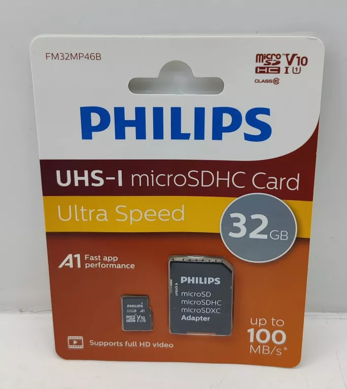 KARTA MICRO SDHC PHILIPS FM32MP45B/00 32 GB