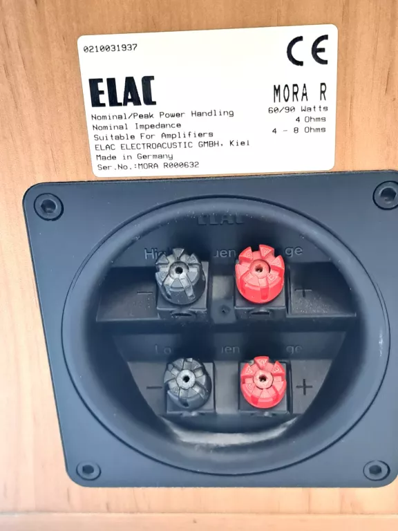 KOLUMNY ELAC MORA R 60W DREWNO 2 SZT