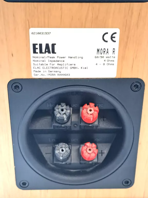 KOLUMNY ELAC MORA R 60W DREWNO 2 SZT