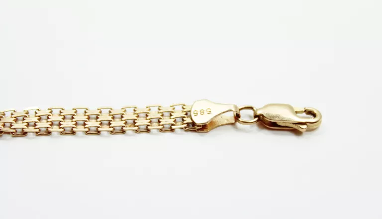 ZŁOTA BRANSOLETKA (585, 6,34G, 18,5CM)