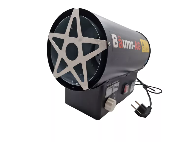 BAUMR-AG NAGRZEWNICA KOMPLETNY ZESTAW 25KW NAGRZEWNICA GAZOWA 230V REDUKTO