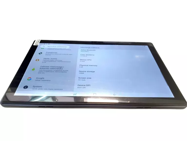 TABLET DOOGEE U10 KID 4/128 GB KOLOR CZARNY