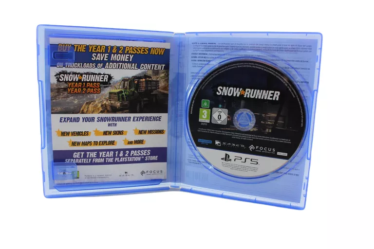 SNOW RUNNER GRA NA KONSOLĘ PS5 PLAYSTATION5 PEGI3 WŁOSKA WER. JĘZ.