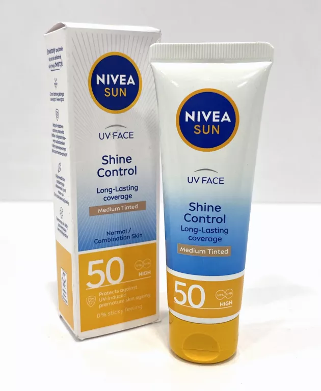 MATUJĄCY KREM DO TWARZY NIVEA SUN SHINE SPF 50