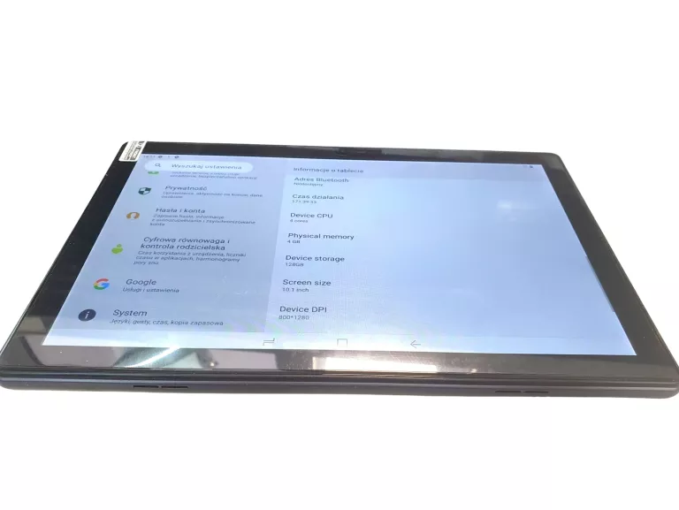 TABLET DOOGEE U10 KID 4/128 GB KOLOR CZARNY