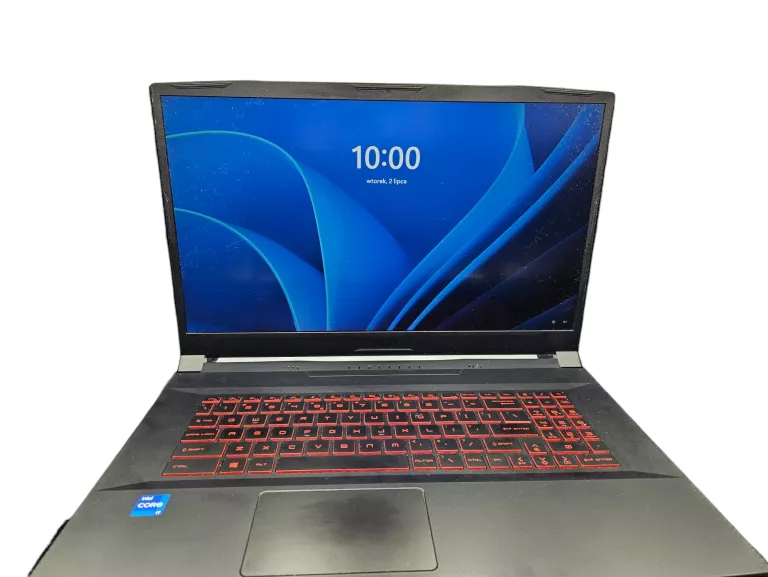 LAPTOP MSI KATANA GF76 ZASILACZ I7 11800 RTX 3050 16GB RAM 512GB SSD
