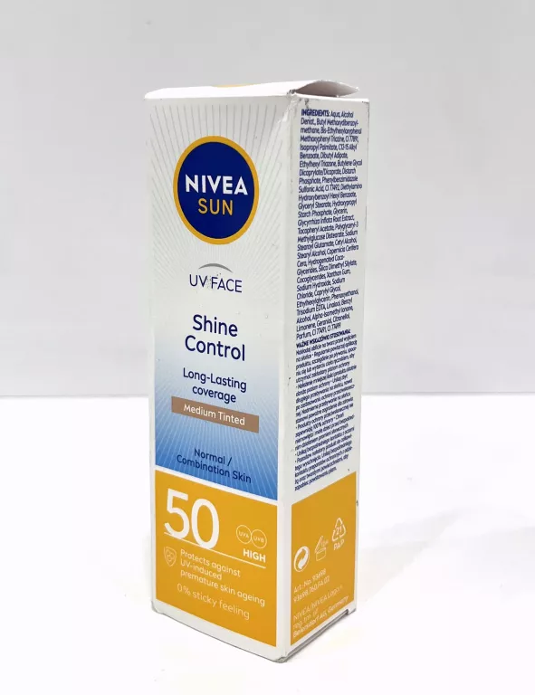 MATUJĄCY KREM DO TWARZY NIVEA SUN SHINE SPF 50