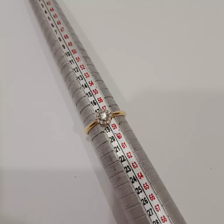WYRÓB JUBILERSKI PIERŚCIONEK 585 2,25G R18