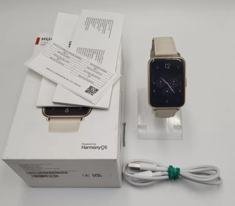 SMARTWATCH HUAWEI WATCH FIT 2 CLASSIC MOON WHITE YDA-B19V