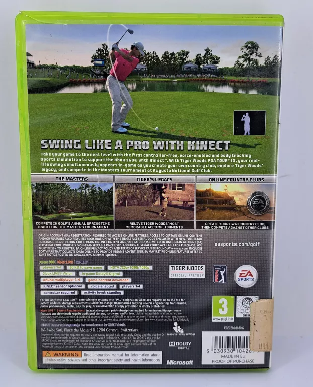 GRA XBOX 360 TIGER WOODS PGA TOUR 13