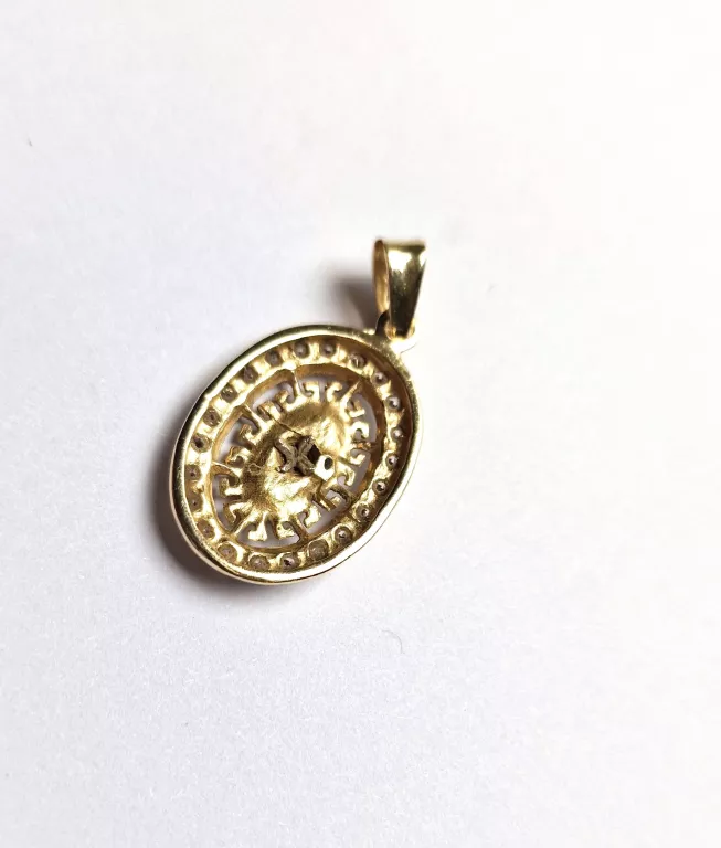 ZŁOTA ZAWIESZKA WZÓR VERSACE (585 4,15G)