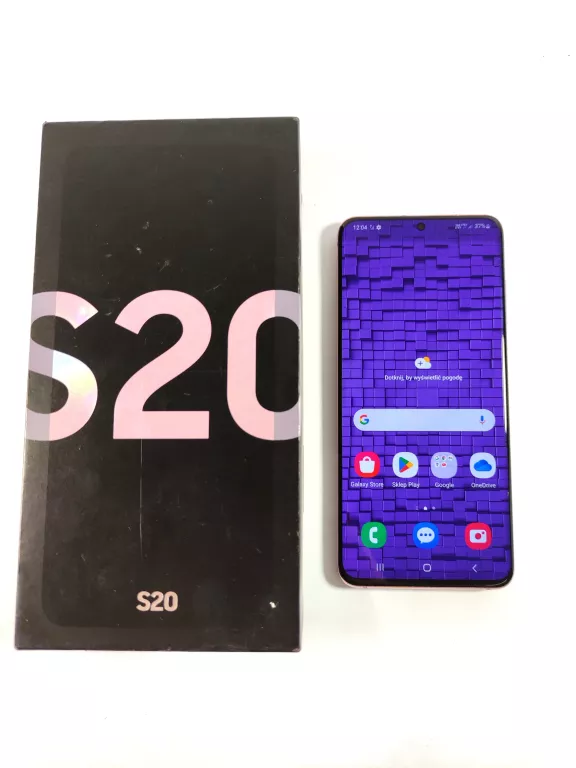 TELEFON SAMSUNG GALAXY S20 OPAKOWANIE