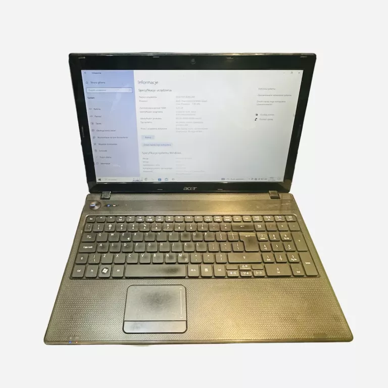 LAPTOP ACER ASPIER 5552 SERIES (PEW76) + ŁAD KOD:131086