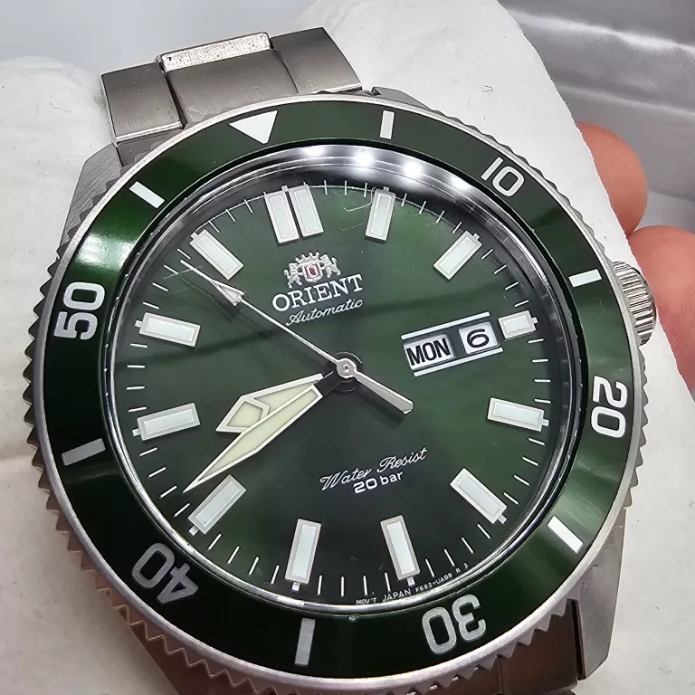 ZEGAREK MĘSKI AUOMATYCZNY ORIENT F692 RA-AA0914E19B ZIELONY KOMPLET + GW /