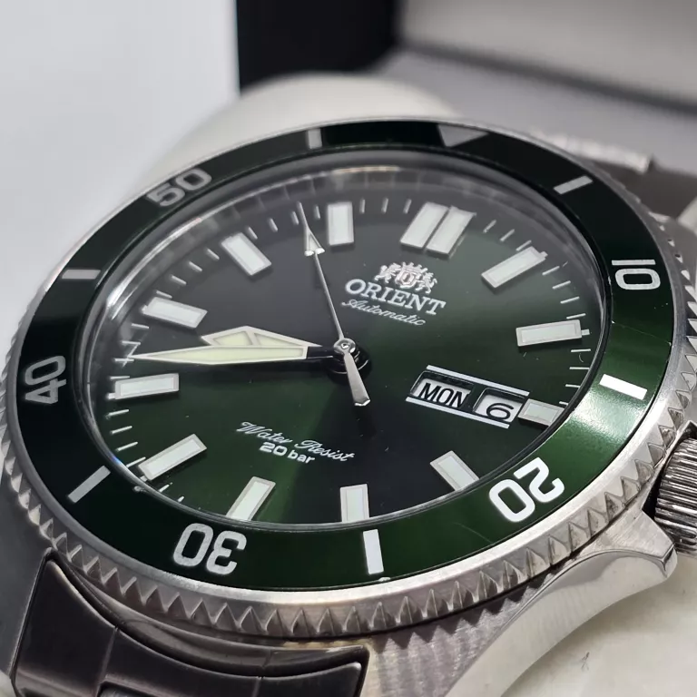 ZEGAREK MĘSKI AUOMATYCZNY ORIENT F692 RA-AA0914E19B ZIELONY KOMPLET + GW /