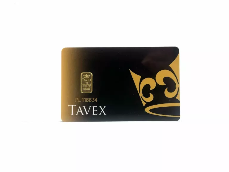 SZTABKA ZŁOTA TAVEX 1G 999,99